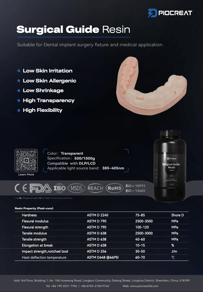 Surgical Guide Resin datasheet preview